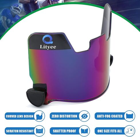 Football Visor, Football Helmet Visor for Adult and Youth Football Helmet Visors in Saudi Arabia