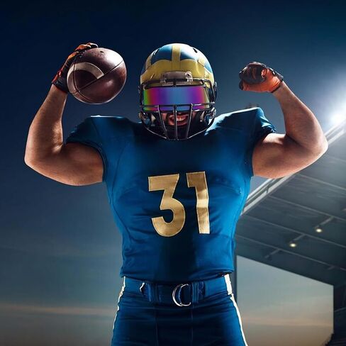 Football Visor, Football Helmet Visor for Adult and Youth Football Helmet Visors in Saudi Arabia