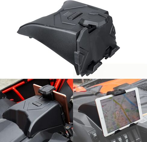 KEMIMOTO X3 Device Tablet Holder Storage Mount Compatible with 2017-2024 Can Am Maverick X3 / X3 Max DS MR RC Turbo R, 715002874 in Saudi Arabia