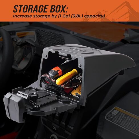 KEMIMOTO X3 Device Tablet Holder Storage Mount Compatible with 2017-2024 Can Am Maverick X3 / X3 Max DS MR RC Turbo R, 715002874 in Saudi Arabia