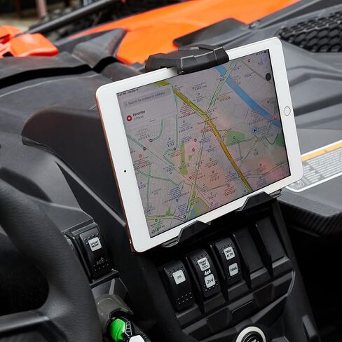 KEMIMOTO X3 Device Tablet Holder Storage Mount Compatible with 2017-2024 Can Am Maverick X3 / X3 Max DS MR RC Turbo R, 715002874 in Saudi Arabia