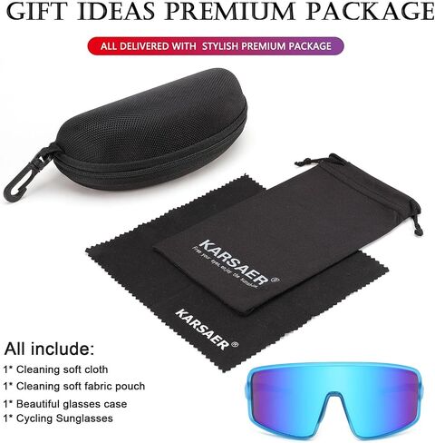 Karsaer Vision Men Women Sports Sunglasses Cycling Glasses Baseball Sunglasses for Youth Kids Teens 8-12 in Kuwait