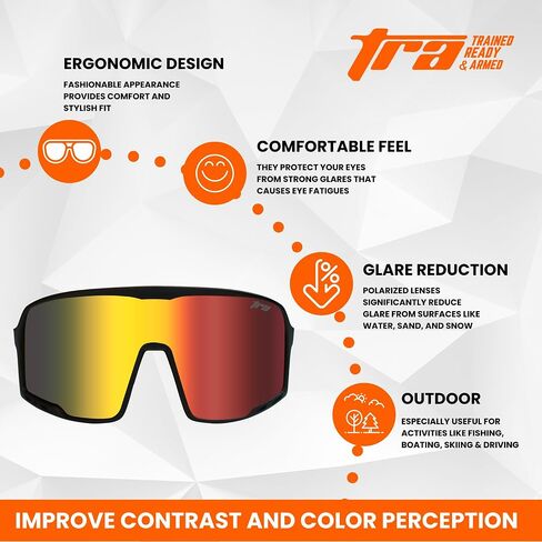 Adult Baseball Sunglasses UV400 Cool Sunglasses - Running Football Cycling Glasses, Sports Glasses + Case in Saudi Arabia