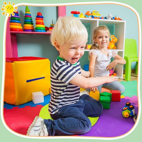 Marsui 18 Pcs Round Floor Cushions Classroom Flexible Seating with Handle Daycare Foam Colorful Floor Seating for School Kindergarten Classroom Home Nursery Supplies(Macaron Color) in Saudi Arabia