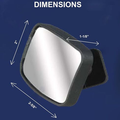 Made in USA, HD Metal Lense 360° Blind Spot Mirrors in Saudi Arabia