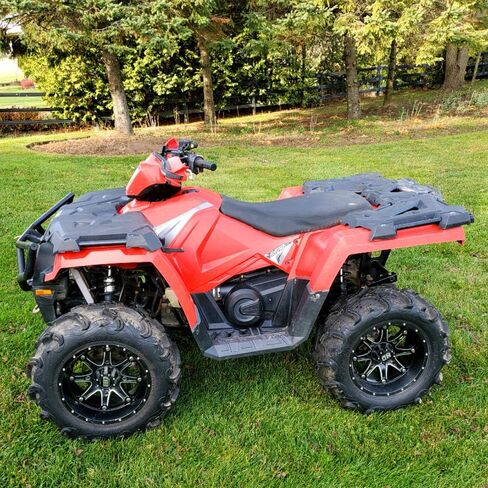 غطاء مقعد KEMIMOTO ATV متوافق مع Polaris Sportsman 450 570 2014-2020، أسود in Kuwait
