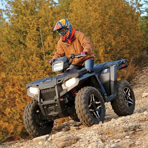 غطاء مقعد KEMIMOTO ATV متوافق مع Polaris Sportsman 450 570 2014-2020، أسود in Kuwait