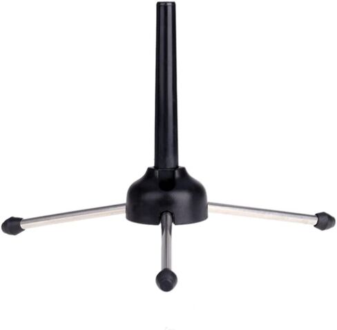 TUOREN Portable Clarinet Stand Foldable Wind Instrument Stand Holder with Tripod Metal Support for Oboe Flute Clarinet in Saudi Arabia