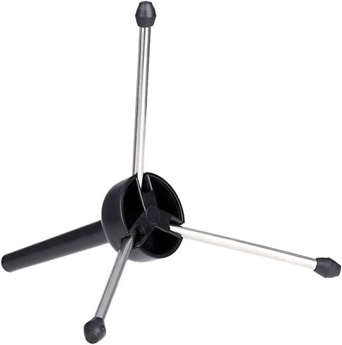 TUOREN Portable Clarinet Stand Foldable Wind Instrument Stand Holder with Tripod Metal Support for Oboe Flute Clarinet in Saudi Arabia