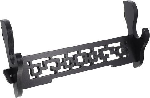 كابيلوك جدار الناي حامل الحائط قوس هوك الفلوت الصيني جدار الرف سطح المكتب المنظم الخشب الناي حامل توفير مساحة الناي حامل رفوف الحائط أصحاب الأسود طبقة واحدة خشبية in Kuwait