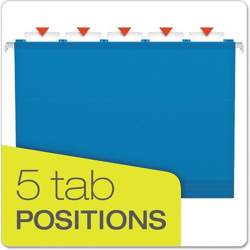 Pendaflex Extra Capacity Hanging File Folders (4152X2 ASST) and Pendaflex Hanging File Folders, Letter Size, Assorted Colors (81663) - Set of 2 in Saudi Arabia