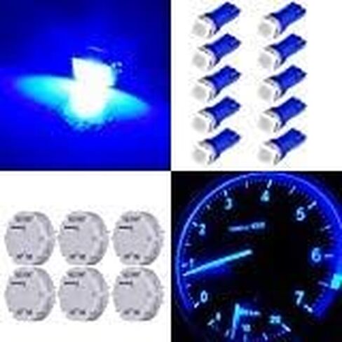 cciyu Stepper Motors X27.168 Instrument Repair Speedometer Gauge Cluster W T5 Wedge Bulbs (6 Pack Stepper Motor with 10Pack Blue T5 LED Bulb) in Saudi Arabia