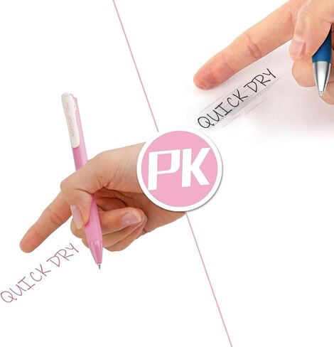 WRITECH Retractable Gel Pens Quick Dry Ink Pens Fine Point 0.5mm Multicolor For Journaling, Drawing, Doodling, and Notetaking (Multicolor) in Kuwait