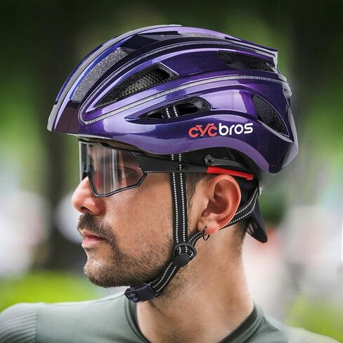 خوذة دراجة مع نظام أضواء LED 360 درجة - خوذة دراجة حضرية للبالغين والرجال والنساء - دراجات إلكترونية من الدرجة 3، سكوترات، دراجات جبلية، BMX، ركوب الدراجات in Saudi Arabia