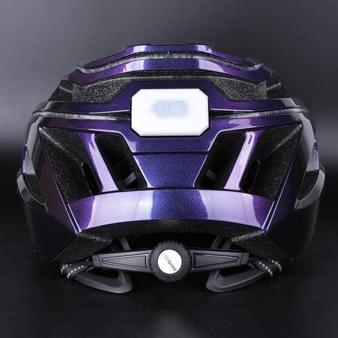 خوذة دراجة مع نظام أضواء LED 360 درجة - خوذة دراجة حضرية للبالغين والرجال والنساء - دراجات إلكترونية من الدرجة 3، سكوترات، دراجات جبلية، BMX، ركوب الدراجات in Saudi Arabia