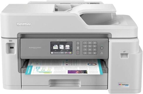 Brother MFC-J5845DW, INKvestment Color Inkjet All-in-One Printer with Wireless, Duplex Printing and Up to 1-Year of Ink In-box, Amazon Dash Replenishment Ready in Saudi Arabia