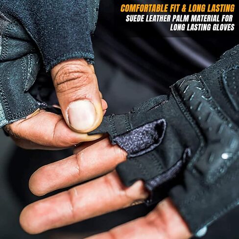 Fit Active Sports Max Grip Weight Lifting Workout Gloves for Gym Lifting, Biking, Fitness Training | Lightweight, Breathable, Non Slip | Men and Women in Saudi Arabia