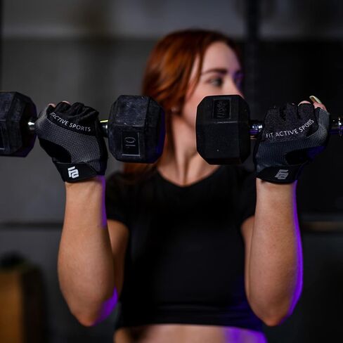 Fit Active Sports Max Grip Weight Lifting Workout Gloves for Gym Lifting, Biking, Fitness Training | Lightweight, Breathable, Non Slip | Men and Women in Saudi Arabia