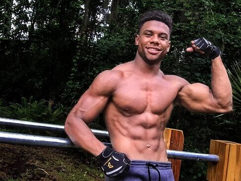 Men's Beastmode Half Finger Fitness Gloves in Saudi Arabia