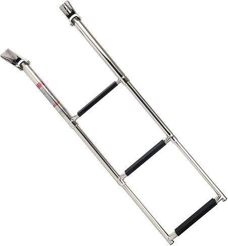 HYDDNice Boat Ladder, 3 Step Ladder Stainless Steel Telescoping Marine Boat Ladder Swim Step Ladder in Saudi Arabia