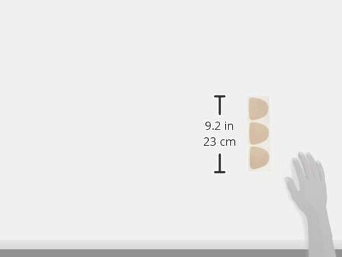 Steins Moleskin Foot Pads, Metatarsal Cushion, Moleskin Heel Pads, Protects Bunions, Callus and Blister Pads, Alleviates Shoe Friction, 19, 100 Count, Tan in Kuwait