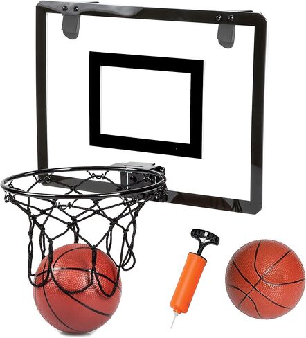 Play Platoon Mini Basketball Hoop for Door - 16 x 12 Inch Bedroom Basketball Hoop Indoors Set in Saudi Arabia