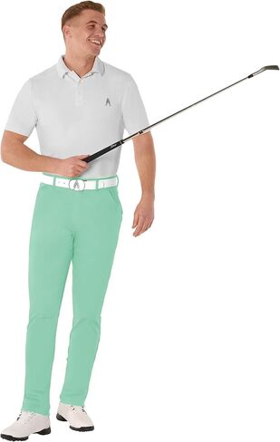 Royal & Awesome Pastel Mens Golf Pants, Golf Pants Men Slim Fit Stretch, Dress Pants Men, Men's Golf Pants in Kuwait