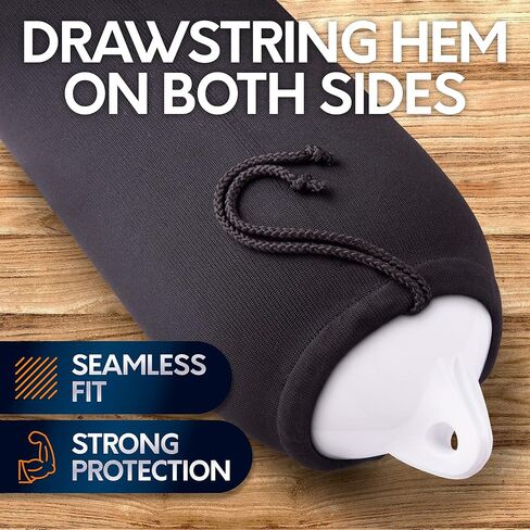 Boat Fender Covers | 6″ x 18″, 8″ x 22″, 9″ x 26″, 10″ x 26″ & 12″ x 34″ | Black & Navy Blue | 1, 2 & 4-Pack | Polyester in Saudi Arabia
