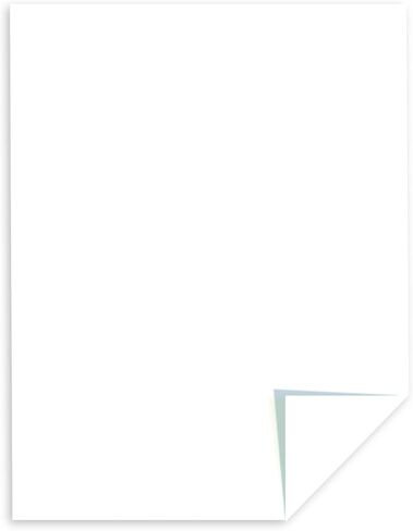 Astrobrights/Neenah Bright White Cardstock، 8.5 بوصة × 11 بوصة، 65 رطل/176 جرامًا للمتر المربع، أبيض، 75 ورقة (90905-02) - قد تختلف التعبئة in Saudi Arabia