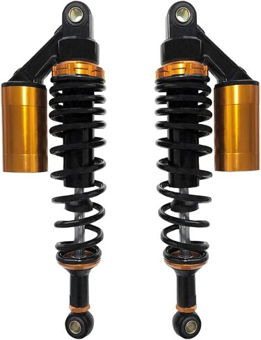 MOTLTECH 11 بوصة 280 مم ممتص الصدمات للدراجات النارية تعليق خلفي قابل للتعديل ممتص الصدمات الهوائي عالمي متوافق مع هوندا سوزوكي ياماها كاواساكي ATV Go Kart Quad Dirt Sport Bikes، زوج واحد in Kuwait