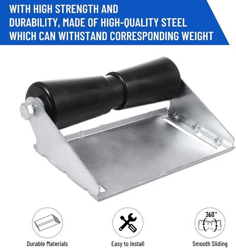Venussar Boat Trailer Rollers with Brackets 8" 10" 12" Keel Roller Assembly Kit for Boat Trailer in Saudi Arabia