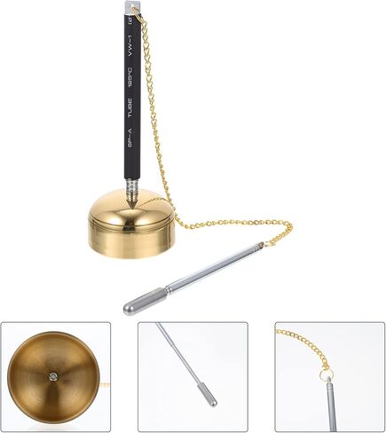 Tingsha Tibetan Bell Buddhist Chime Meditation Chime Bells Buddhist Lucky Symbols Tingsha Cymbals Temple Dharma Ritual Utensil in Saudi Arabia