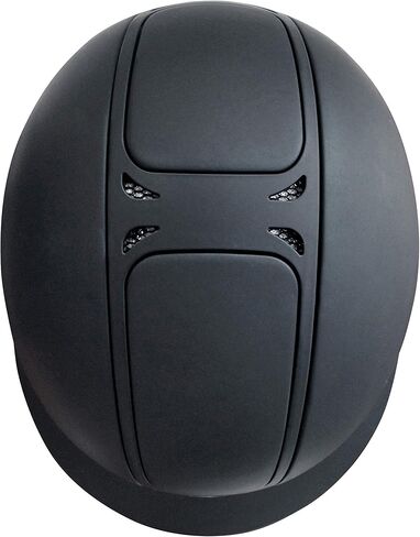 خوذة ركوب الخيل من Tipperary - ملكية - ملابس ركوب الخيل واقية على الطراز الإنجليزي - خوذة أمان مع تهوية تبريد - أسود غير لامع - أسود غير لامع - أسود غير لامع - L in Kuwait