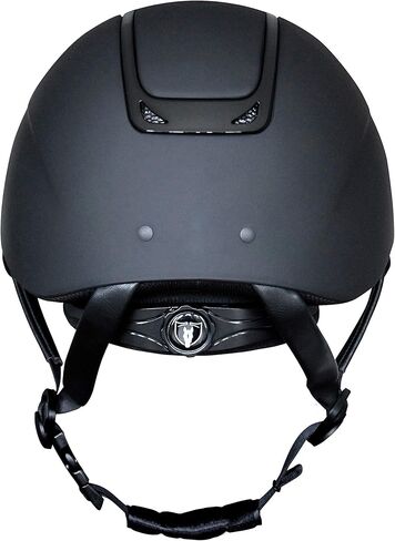 خوذة ركوب الخيل من Tipperary - ملكية - ملابس ركوب الخيل واقية على الطراز الإنجليزي - خوذة أمان مع تهوية تبريد - أسود غير لامع - أسود غير لامع - أسود غير لامع - L in Kuwait