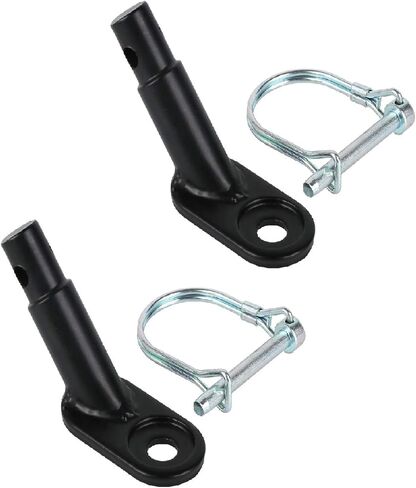 LAJIAOZ 2 قطعة وصلة وصلة مقطورة الدراجة السوداء/موصل وصلة ربط/ملحقات محول ركوب الدراجات، مرفق موصل وصلة ربط مقطورة الدراجة للأطفال، والحمولة، ومقطورات دراجات الحيوانات الأليفة in Kuwait