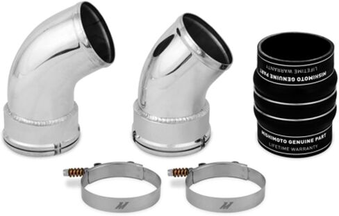 Mishimoto MMICP-DMAX-06CBK Intercooler Pipe Kit Compatible With Chevrolet 6.6L Duramax 2006-2010 Black in Saudi Arabia