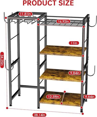 HOYRR Baseball Bat Holder,Standing Bat Holder,Multifunctional Storage Bat Rack,Baseball Bat Wall Mount Upgraded Large Baseball Bat Holder Can Storage for Baseball Bats,Baseballs,Helmets etc. in Kuwait