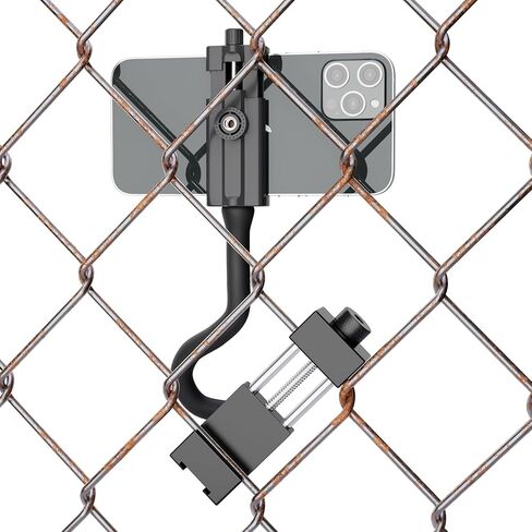 حامل سياج للهاتف لهاتف iPhone GoPro Phone Mevo Star Pocket Radar - زوايا تصوير أكثر مرونة مع حامل سياج من سبائك الألومنيوم بذراع سحري (M1) in Kuwait