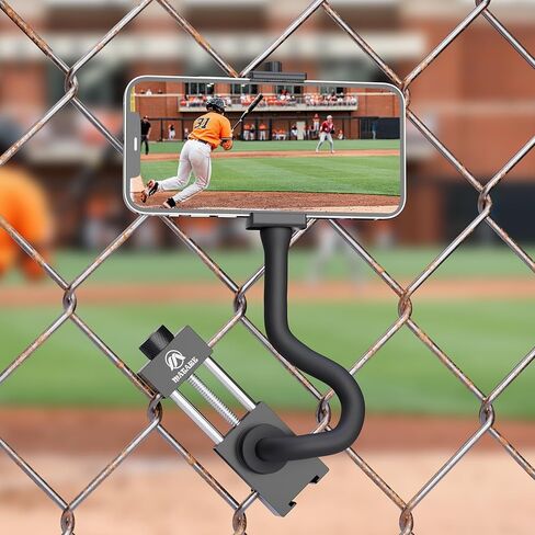 حامل سياج للهاتف لهاتف iPhone GoPro Phone Mevo Star Pocket Radar - زوايا تصوير أكثر مرونة مع حامل سياج من سبائك الألومنيوم بذراع سحري (M1) in Kuwait