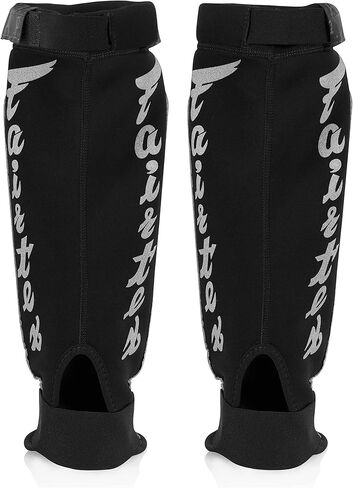 Fairtex SP6 Muay Thai Shin Guards for Men, Women, Kids | Shin Guards Made with Neoprene Material & are Premium, Lightweight & Durable | Reinforced Paddings on The Shins in Saudi Arabia