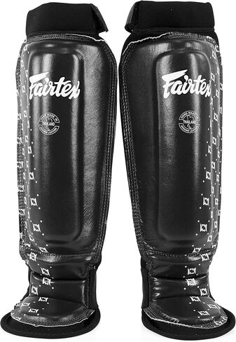 Fairtex SP6 Muay Thai Shin Guards for Men, Women, Kids | Shin Guards Made with Neoprene Material & are Premium, Lightweight & Durable | Reinforced Paddings on The Shins in Saudi Arabia