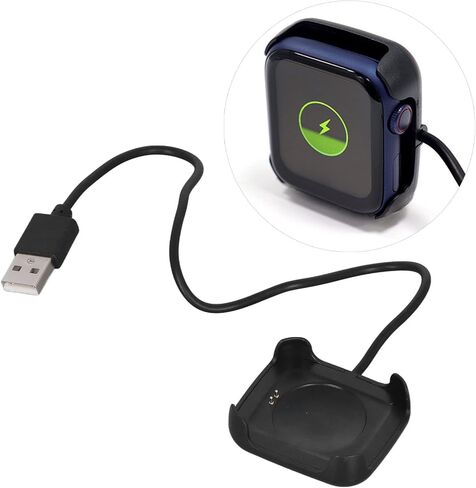 Demeras Smartwatch Charger, Stable Charging Durable Wire Smartwatch Charger Holder Lightweight USB Cable Portable Folding Resistant for Smartwatch Accessory in Saudi Arabia