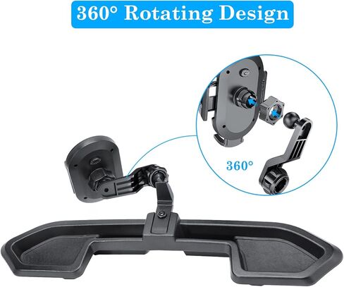 ذراع تمديد Kaishengyuan متوافق مع كرة 17 مم/0.67 بوصة، قضيب تمديد بلاستيكي يدور 360 درجة يعمل لحامل الهاتف وملحقات حامل الهاتف (قطعتان) in Kuwait