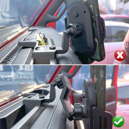 ذراع تمديد Kaishengyuan متوافق مع كرة 17 مم/0.67 بوصة، قضيب تمديد بلاستيكي يدور 360 درجة يعمل لحامل الهاتف وملحقات حامل الهاتف (قطعتان) in Kuwait