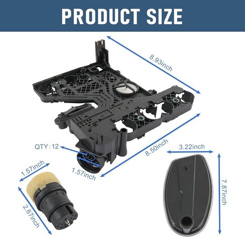 WOOS 722.6 لوحة موصل ناقل الحركة المعاد تصنيعها + موصل + فلتر جديد + مجموعة حشية متوافقة مع مرسيدس بنز (722.6 SET + TCM) in Kuwait
