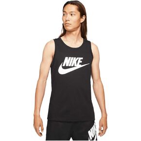 Nike Sportswear Men's Futura Icon Tank (Geode Teal/White, X-Large)