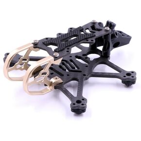 Usmile 2.5 inch Fi-118 EVO Micro Carbon Fiber Toothpick Frame Kit for RC HD FPV Racing Quadcopter Quad Drone Support DJI O3 Air Unit Caddx Nebula Digital Transmission System