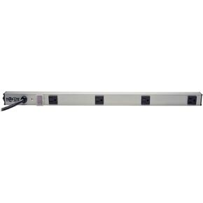 Tripp Lite 4 Outlet Bench & Cabinet Power Strip, 12 in. Length, 15ft Cord with 5-20P Plug (PS120420)