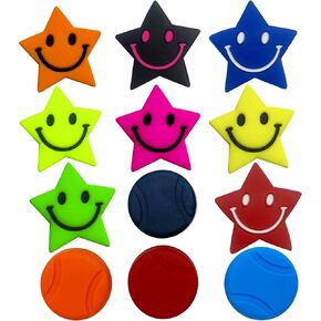 LENGAUC Tennis Vibration Dampener-13/25/48 Pack-Have Fun and Personalize Random Style Your Racket with Shock Absorbers/Animal Shape Vibration Dampeners-Tennis Gift
