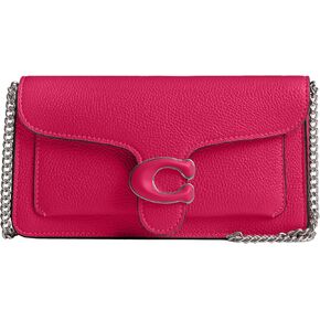 COACH Tabby Chain Clutch, B4/Ruby